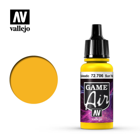 Vallejo Game Air 72.706 Sun Yellow 17 ml